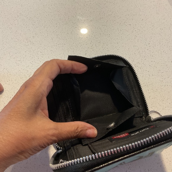 Diesel Aqua Spare Parts Zip Around Wallet - Picture 6 of 7